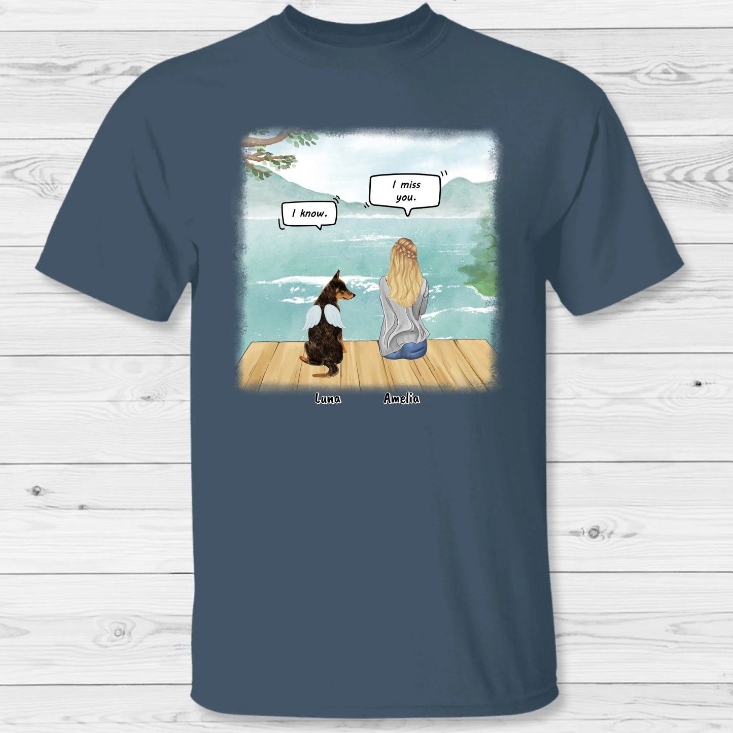 I miss you - Personalized T-Shirt