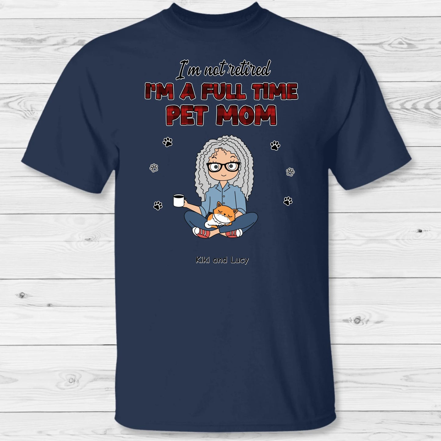 Full time pet parents - Personalized T-shirt