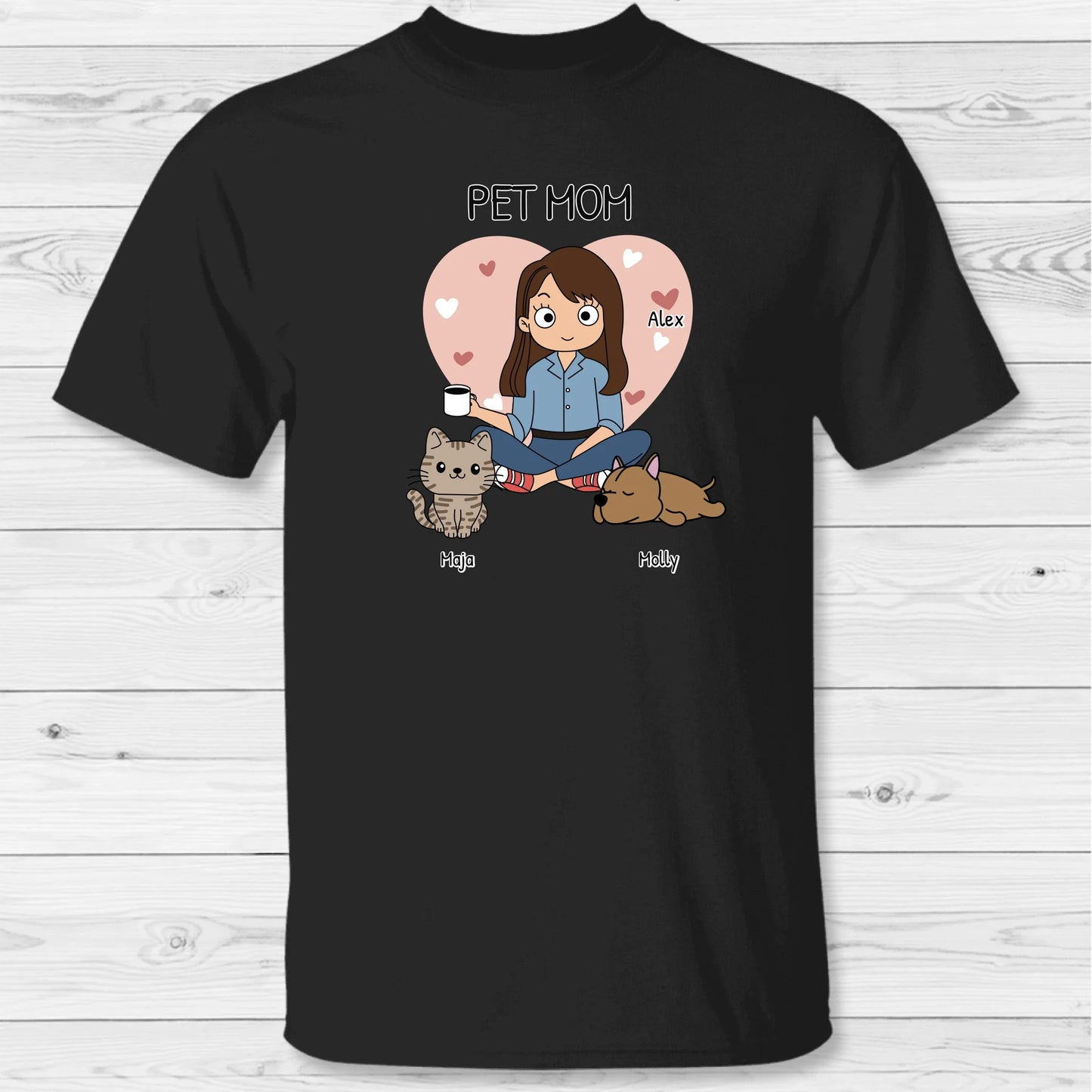 Pet parent - Personalized T-Shirt (Comic style)