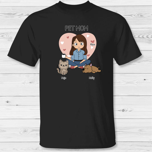 Pet parent - Personalized T-Shirt (Comic style)