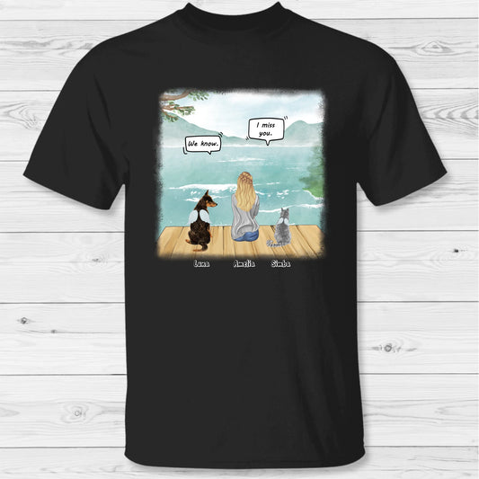 I miss you - Personalized T-Shirt