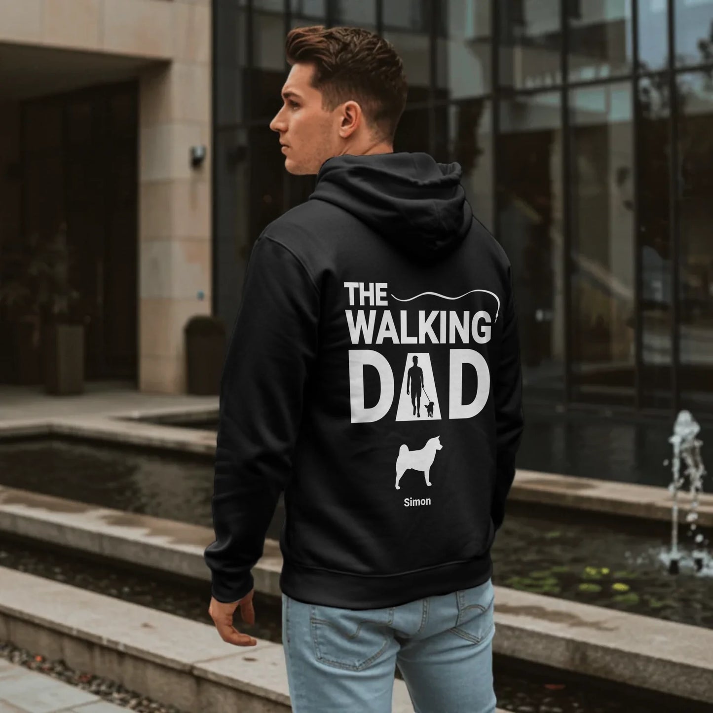 Man in Urban Setting - Black