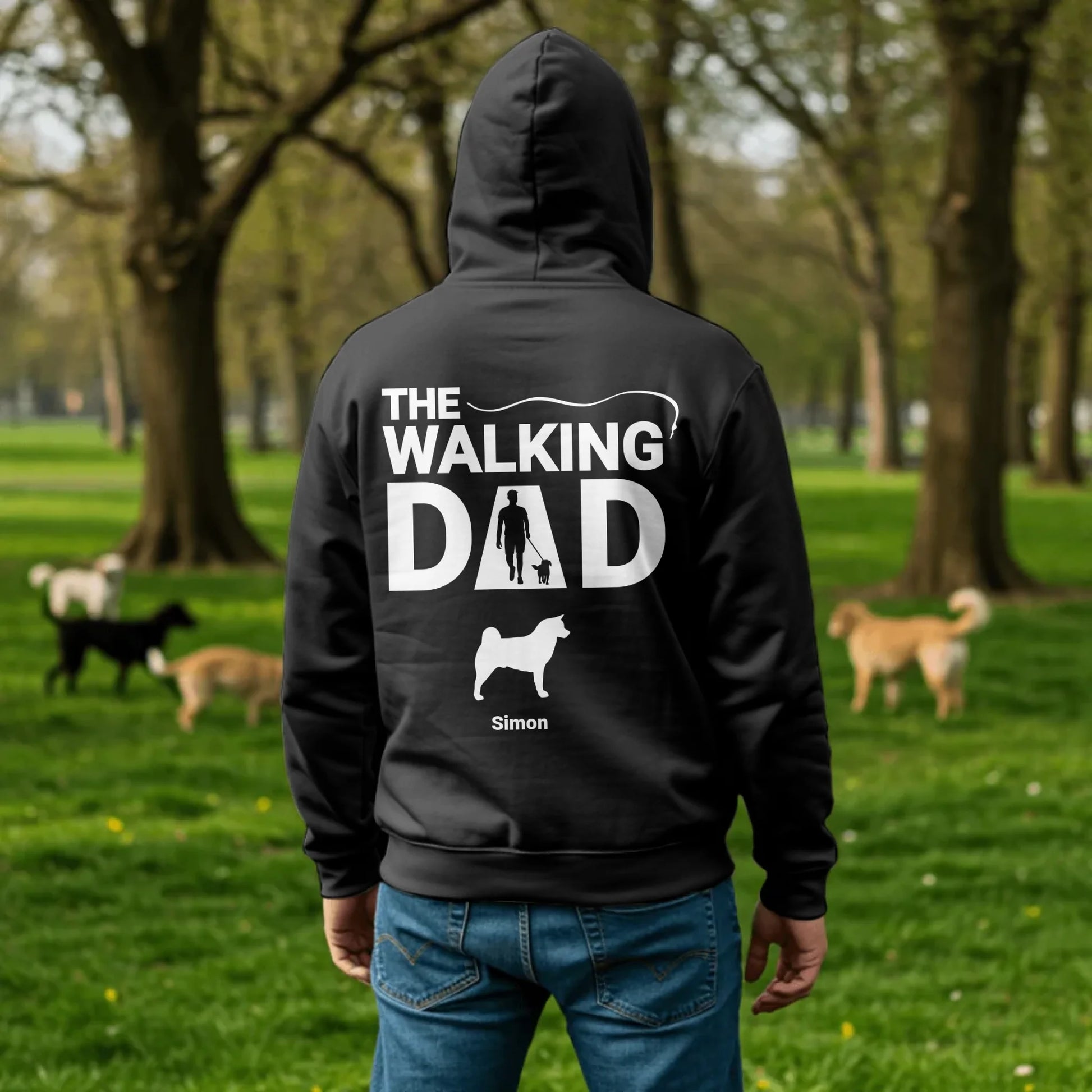 Man in Dog Park - Black
