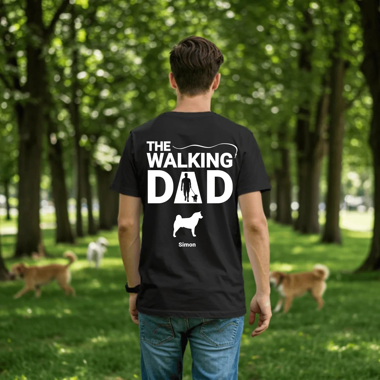 Man in dog park - Black