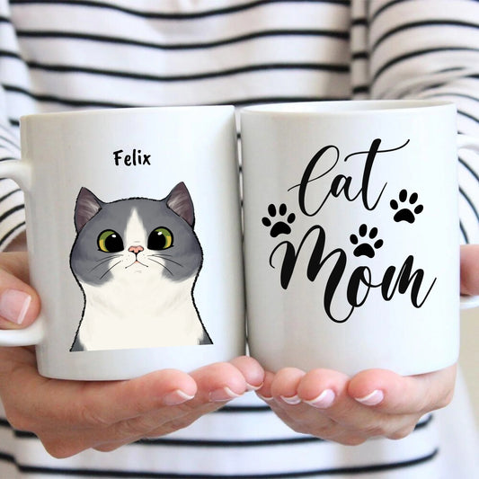 Curious cats - Personalized Mug