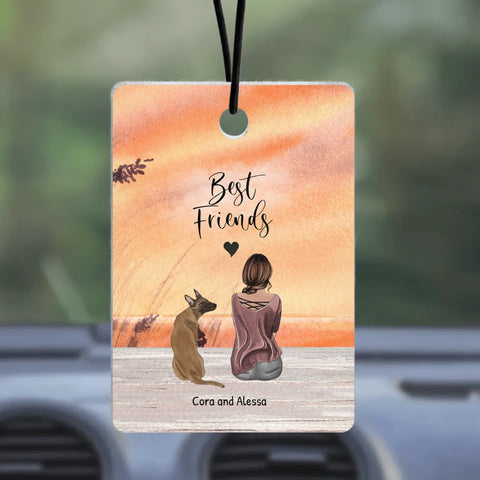 On the road with my pets - Personalized Air Freshener - Featured Image