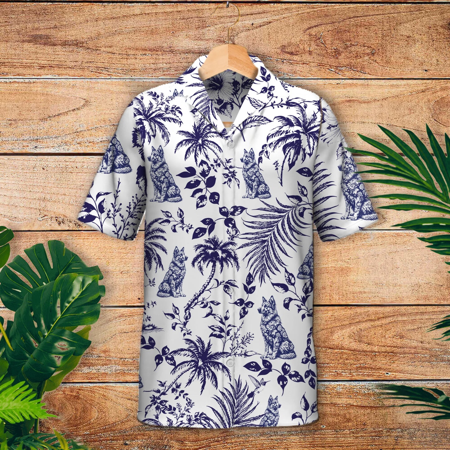 Toile de Jouy - Personalized Hawaiian Shirt