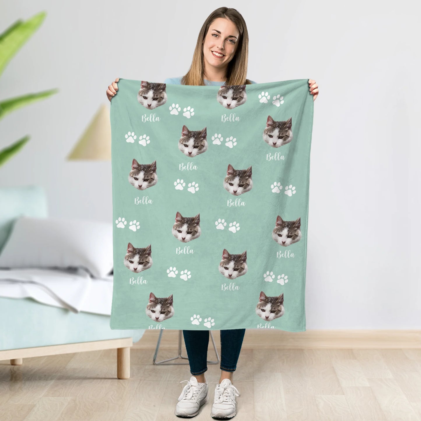 Pet heads - Personalized Blanket