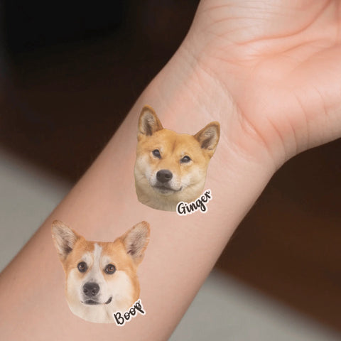 Pet Heads - Personalized Temporary Tattoos - Featured Image