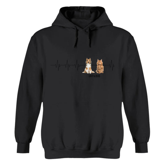 Heartbeat - Personalized Hoodie