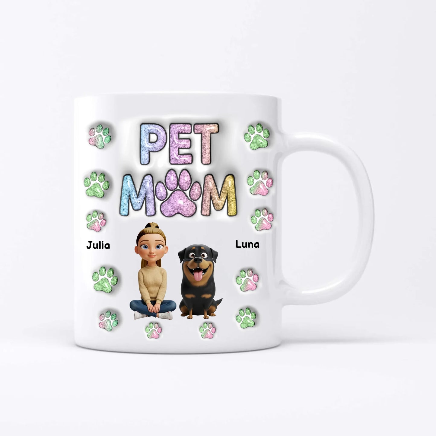 Pet Mom - Personalized Mug