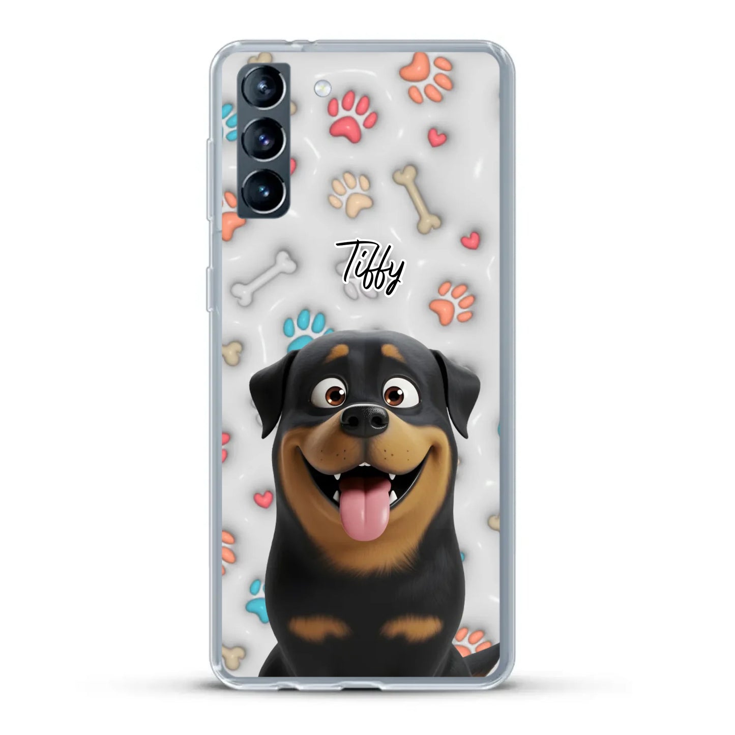 My fave pair of paws (3D look) - Personalized Phone Case