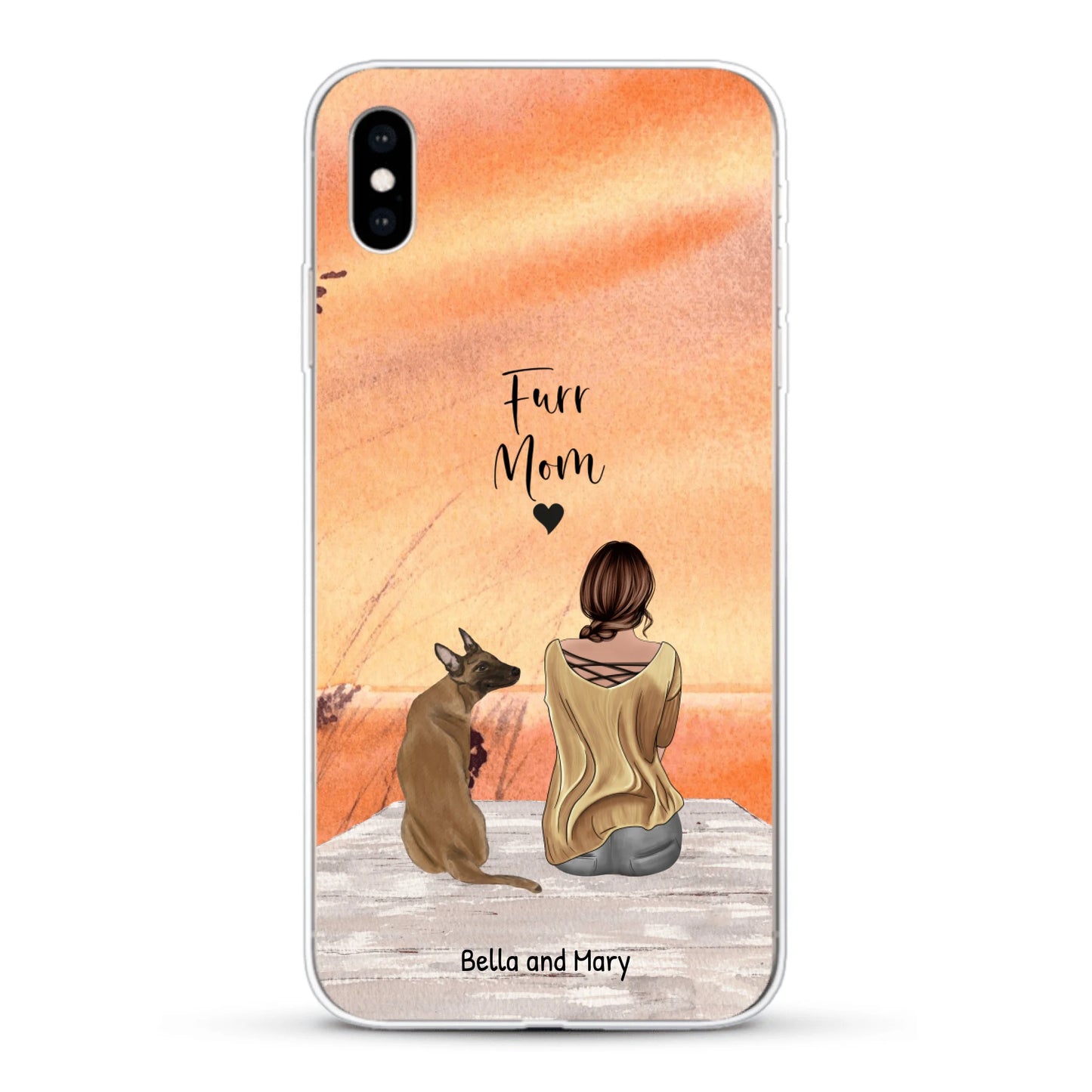 Together with my pet - Personalized Phone Case
