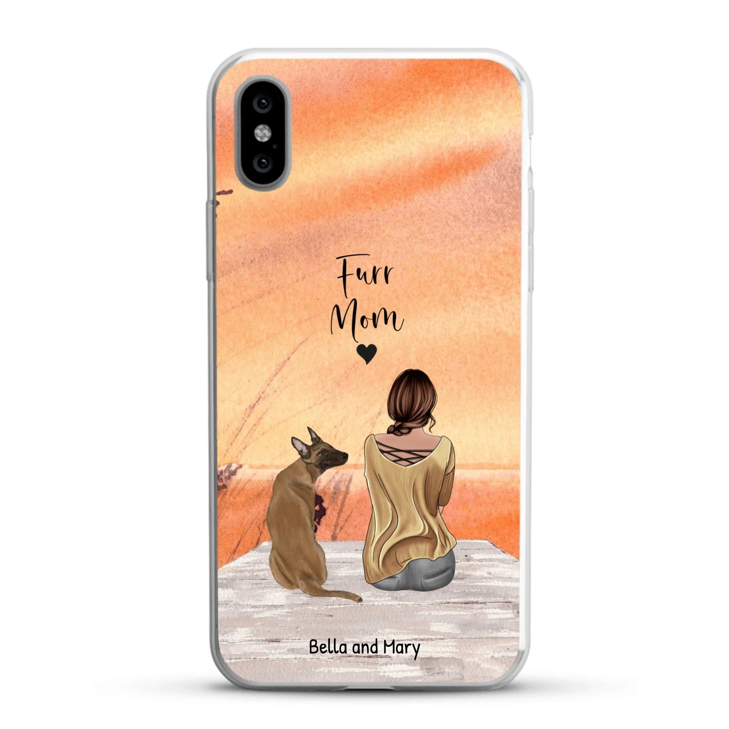 Together with my pet - Personalized Phone Case
