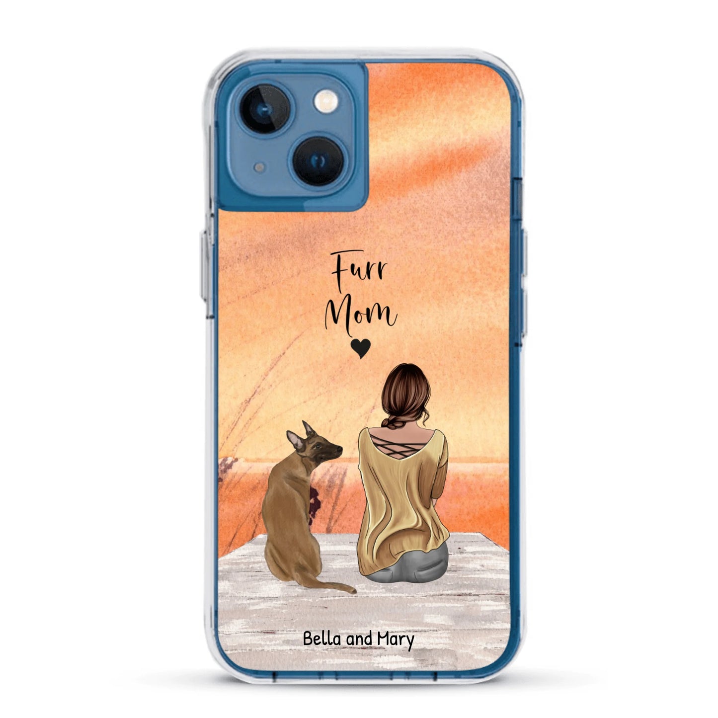 Together with my pet - Personalized Phone Case