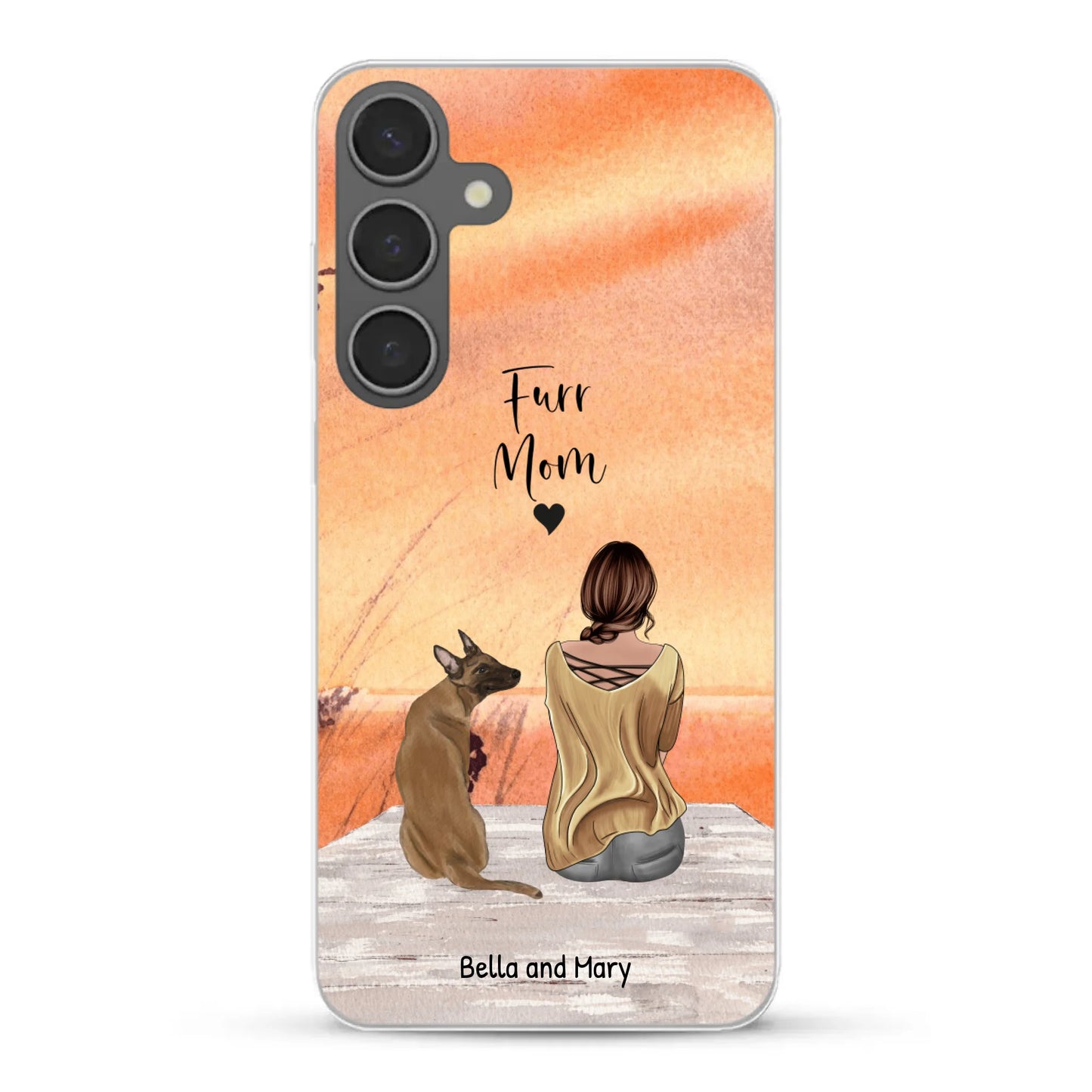 Together with my pet - Personalized Phone Case