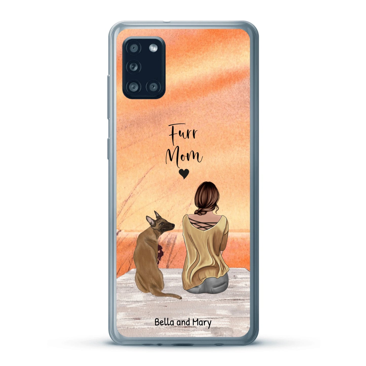 Together with my pet - Personalized Phone Case