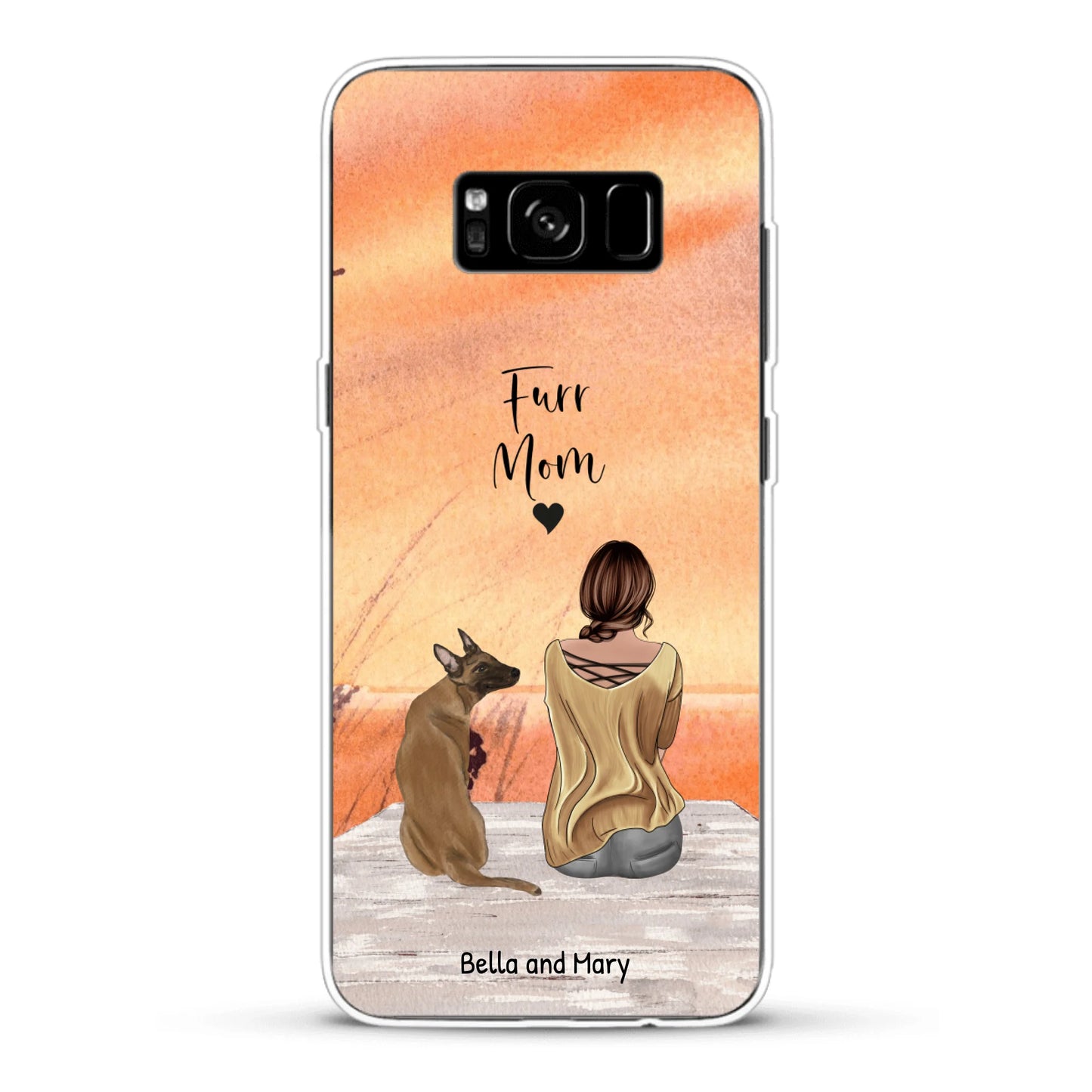 Together with my pet - Personalized Phone Case