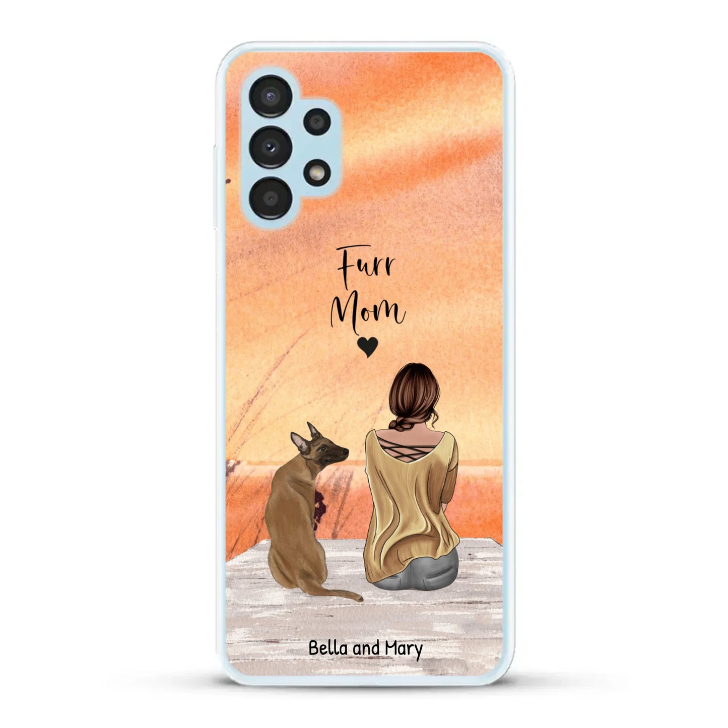 Together with my pet - Personalized Phone Case