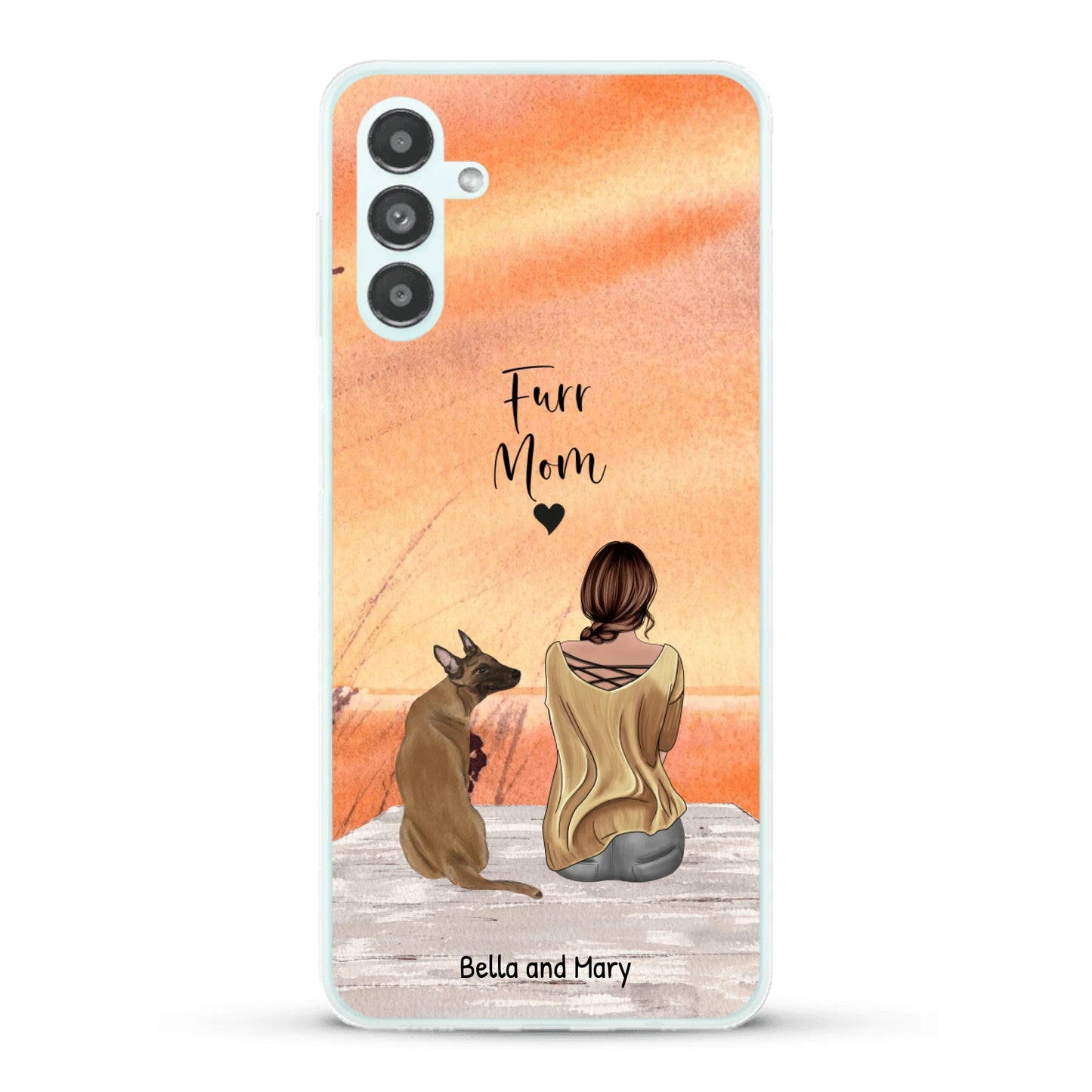 Together with my pet - Personalized Phone Case