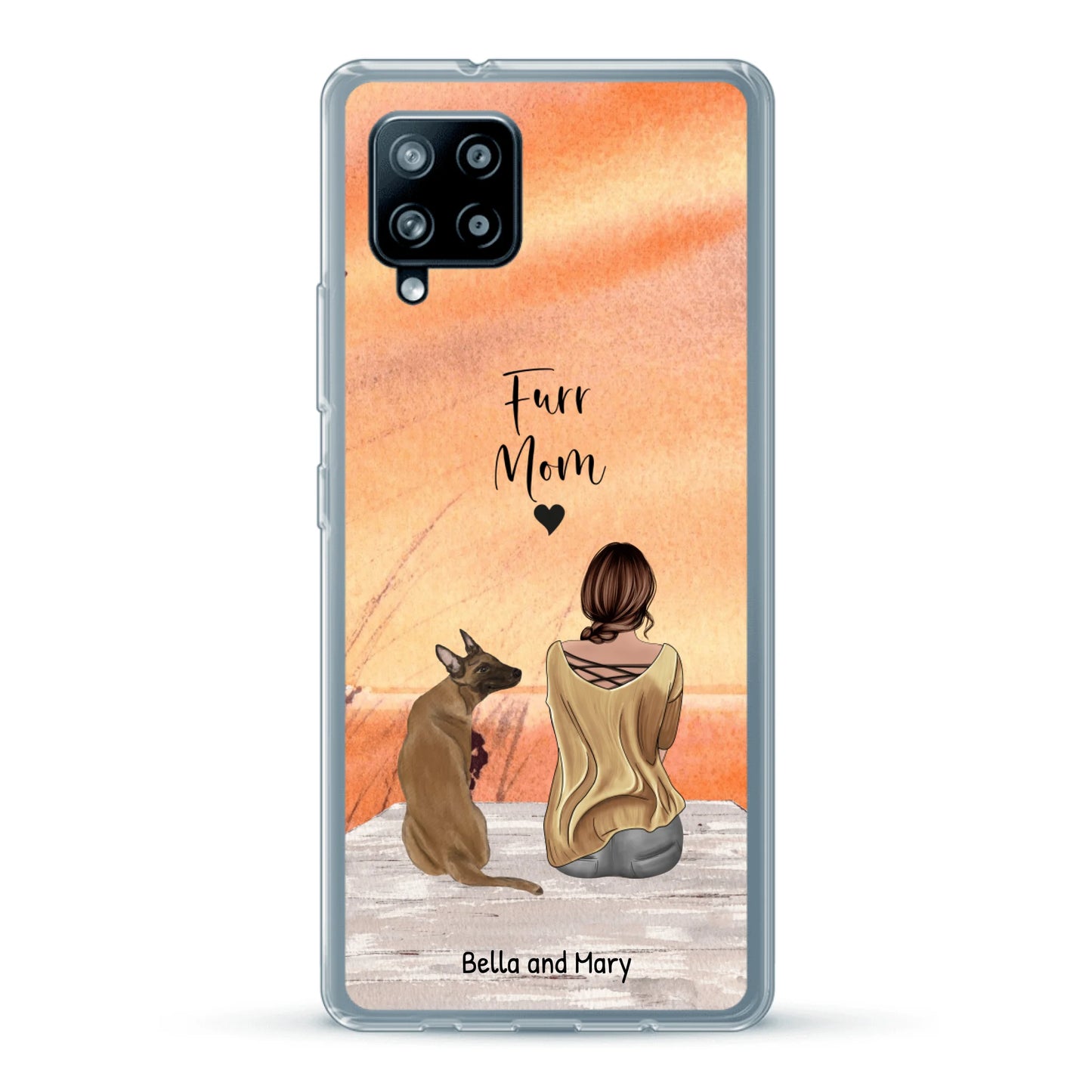 Together with my pet - Personalized Phone Case