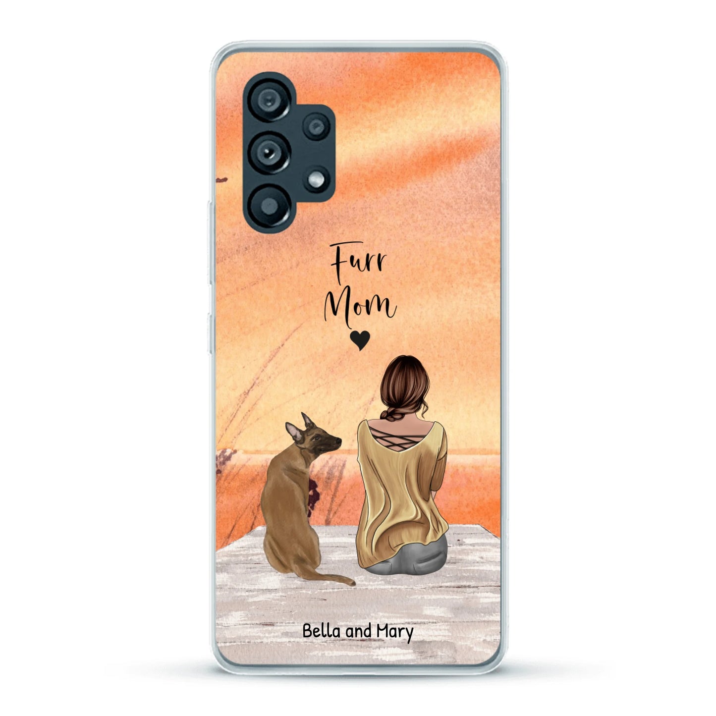 Together with my pet - Personalized Phone Case