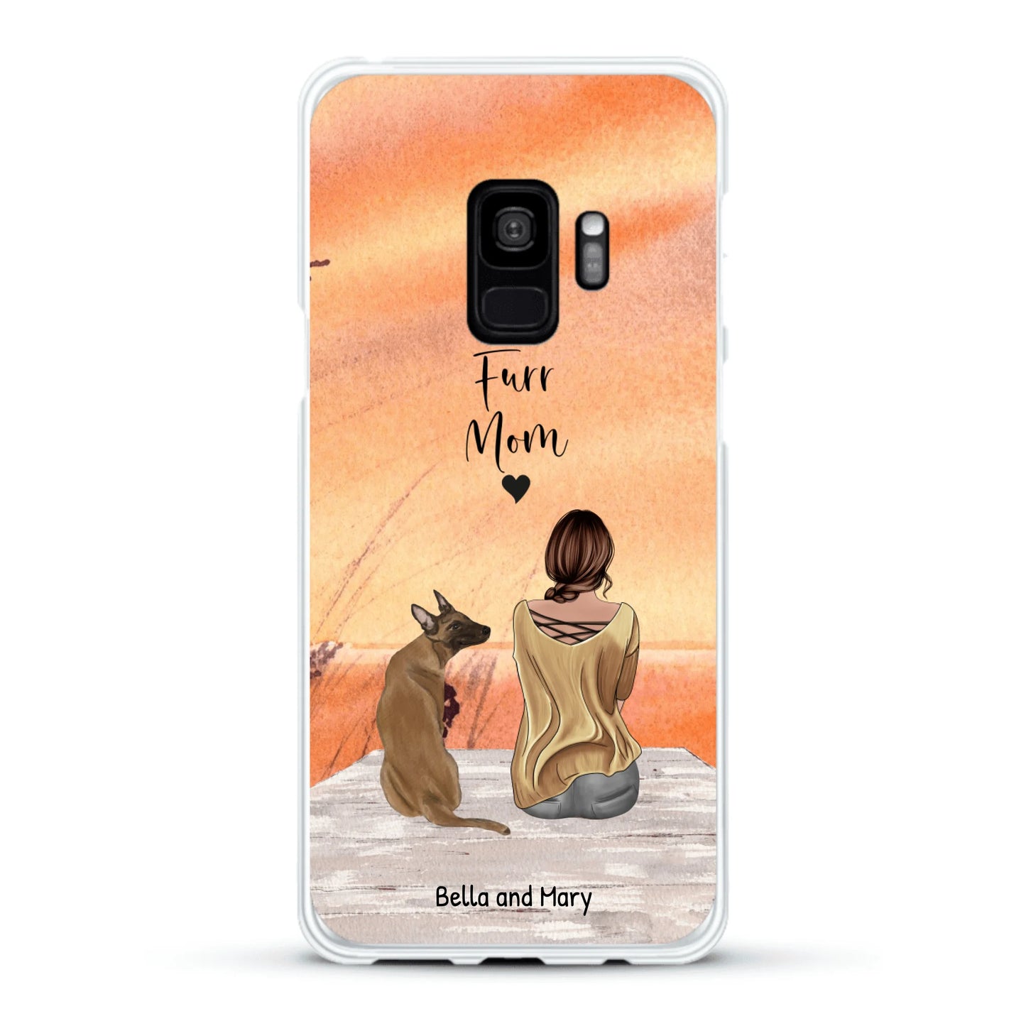 Together with my pet - Personalized Phone Case