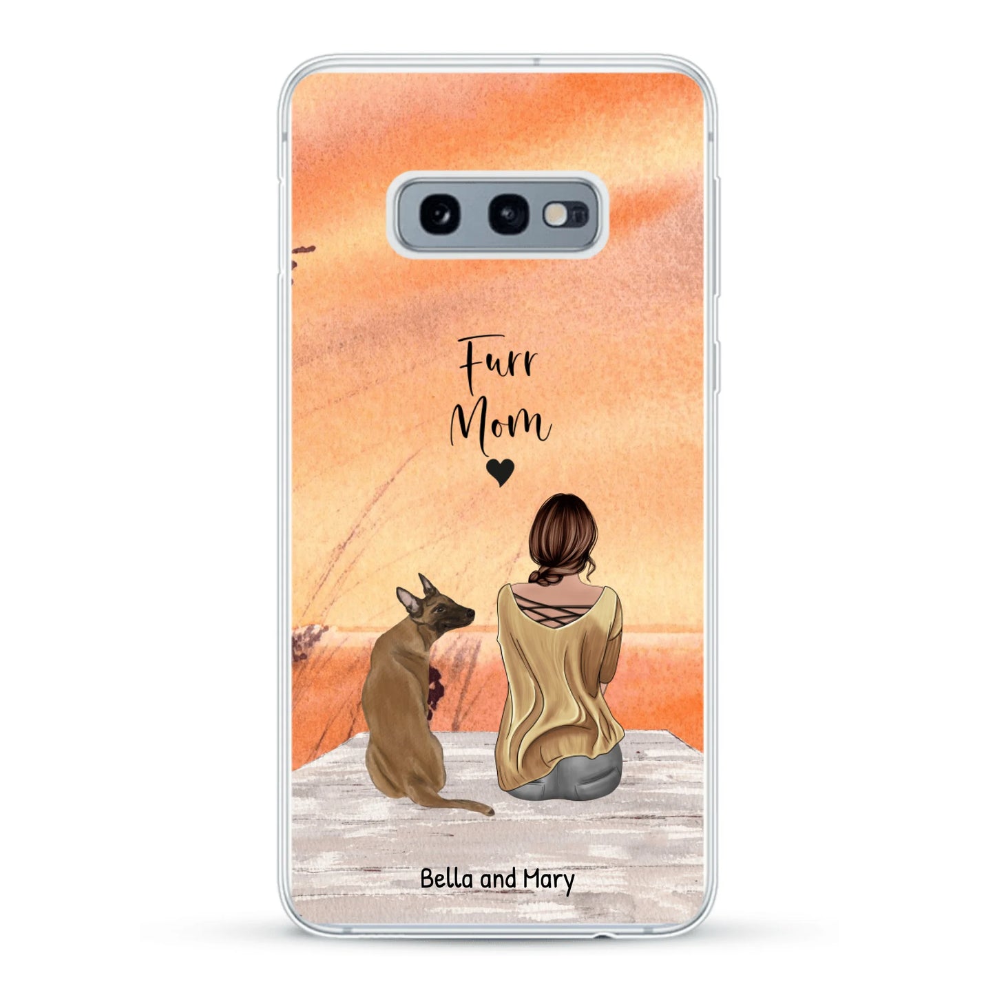 Together with my pet - Personalized Phone Case
