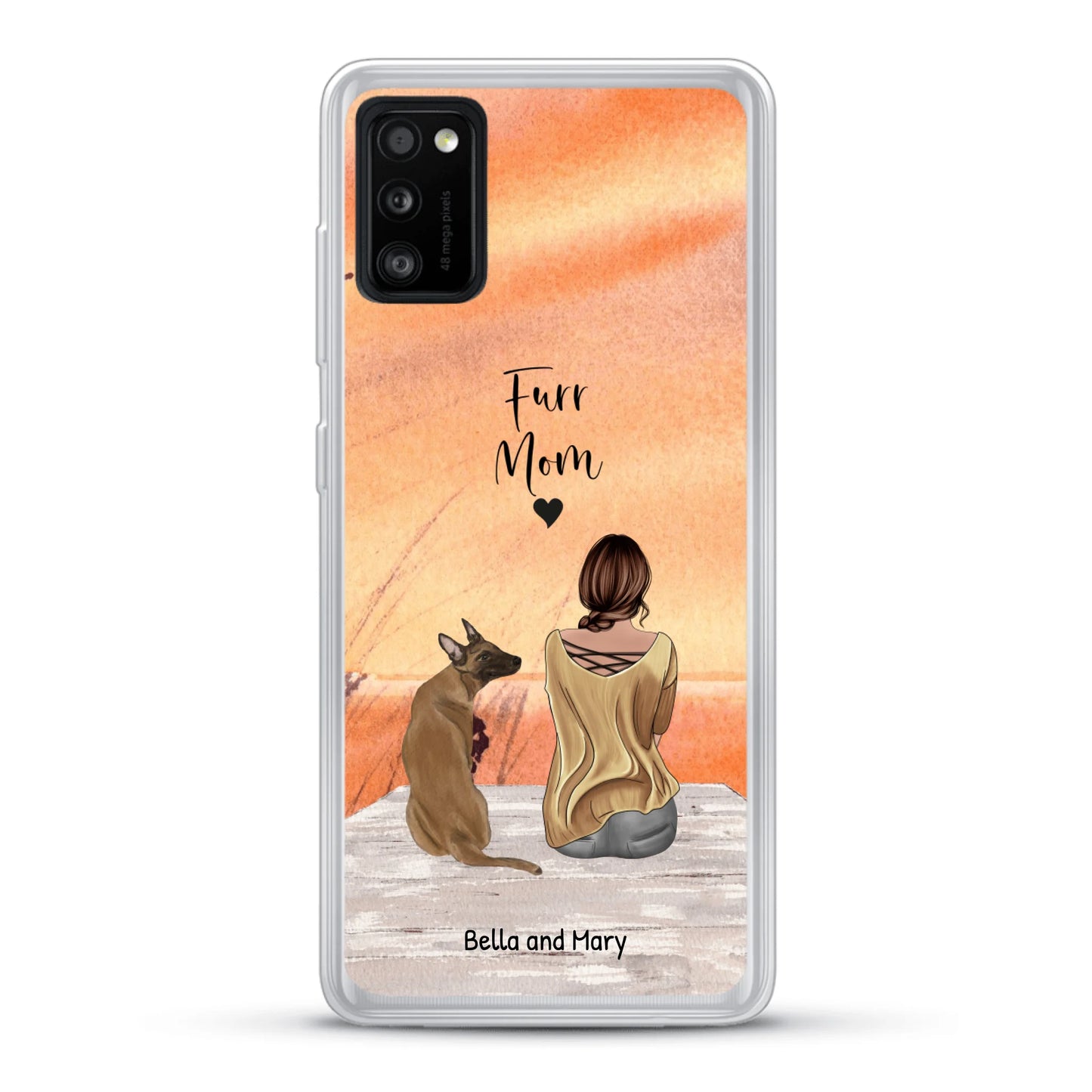 Together with my pet - Personalized Phone Case