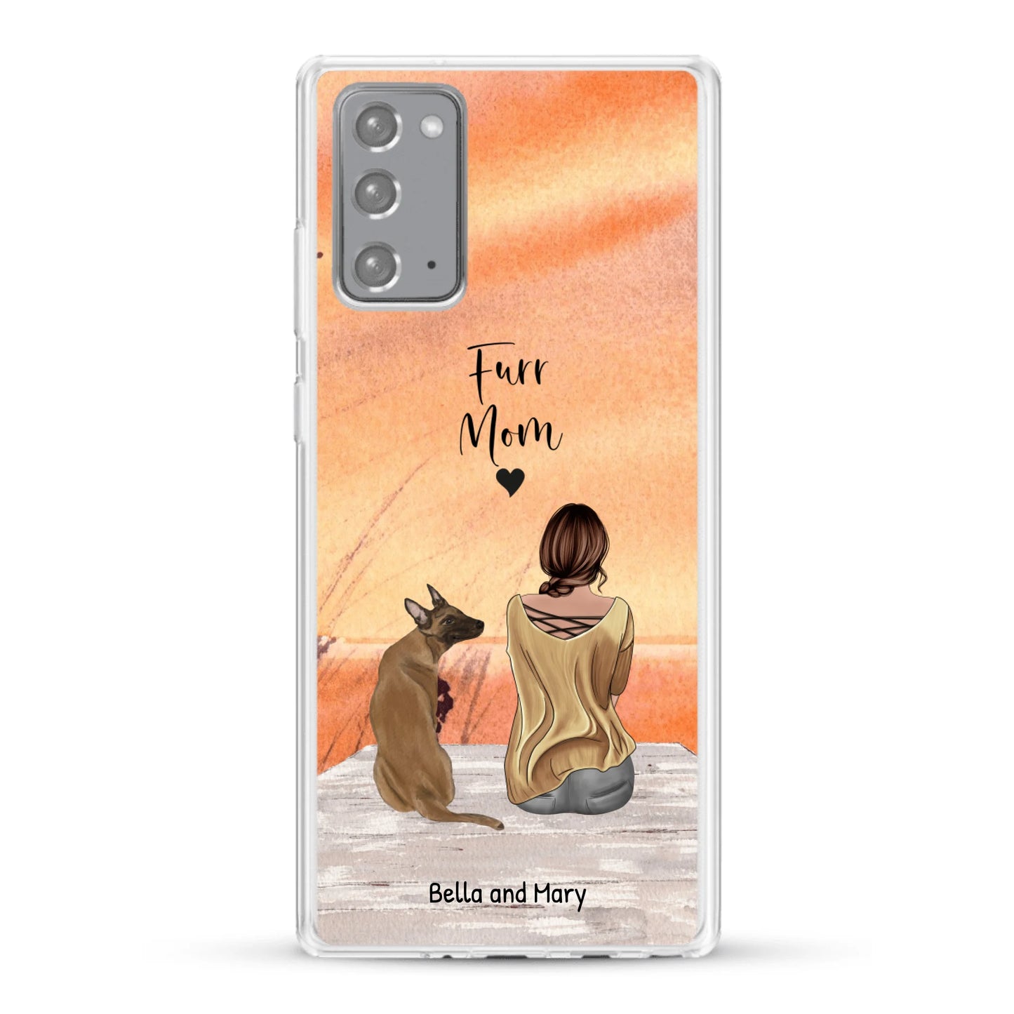 Together with my pet - Personalized Phone Case