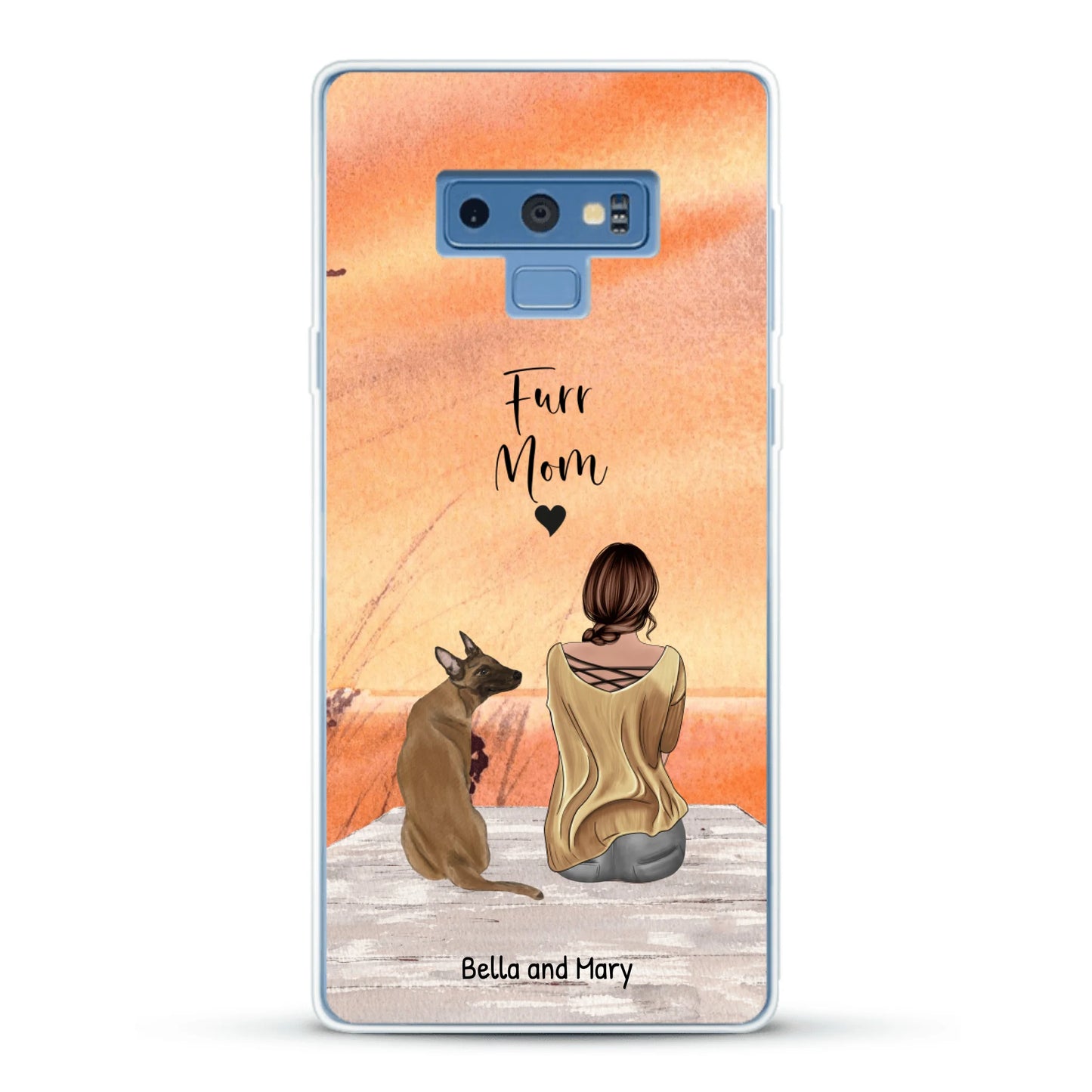 Together with my pet - Personalized Phone Case