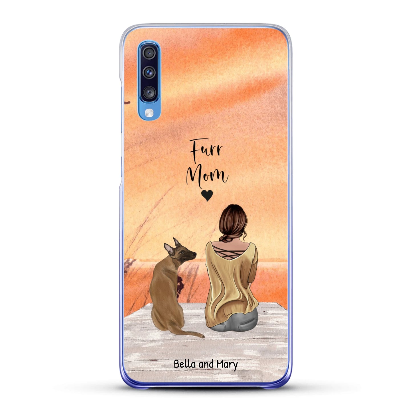 Together with my pet - Personalized Phone Case