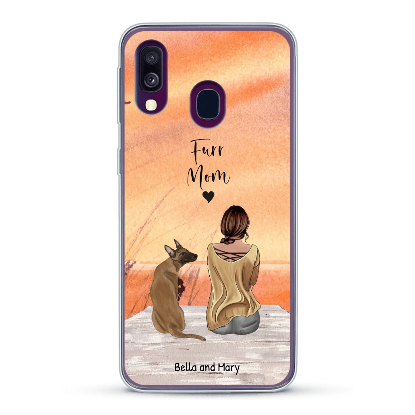 Together with my pet - Personalized Phone Case