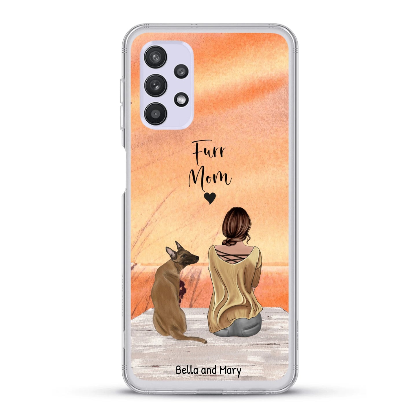Together with my pet - Personalized Phone Case