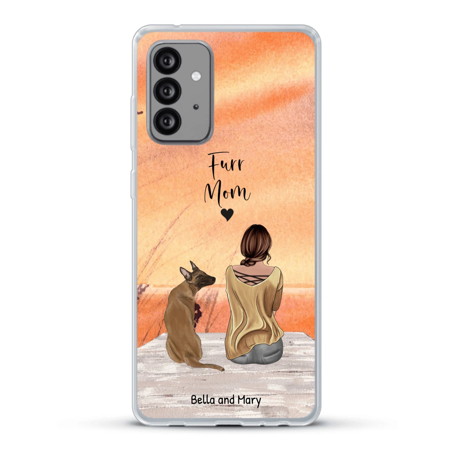 Together with my pet - Personalized Phone Case