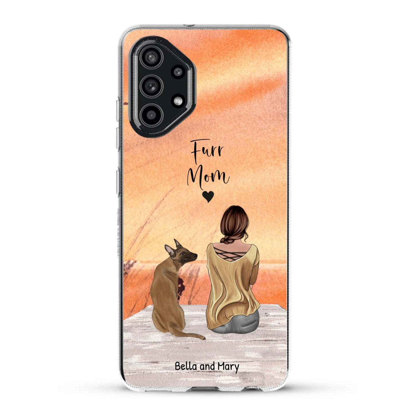 Together with my pet - Personalized Phone Case