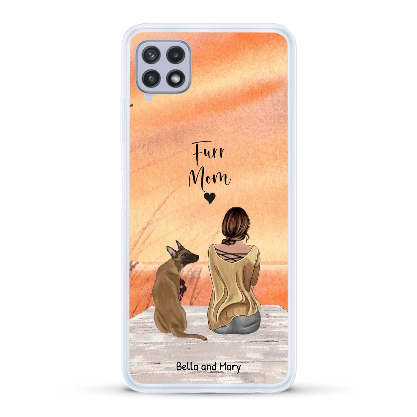 Together with my pet - Personalized Phone Case