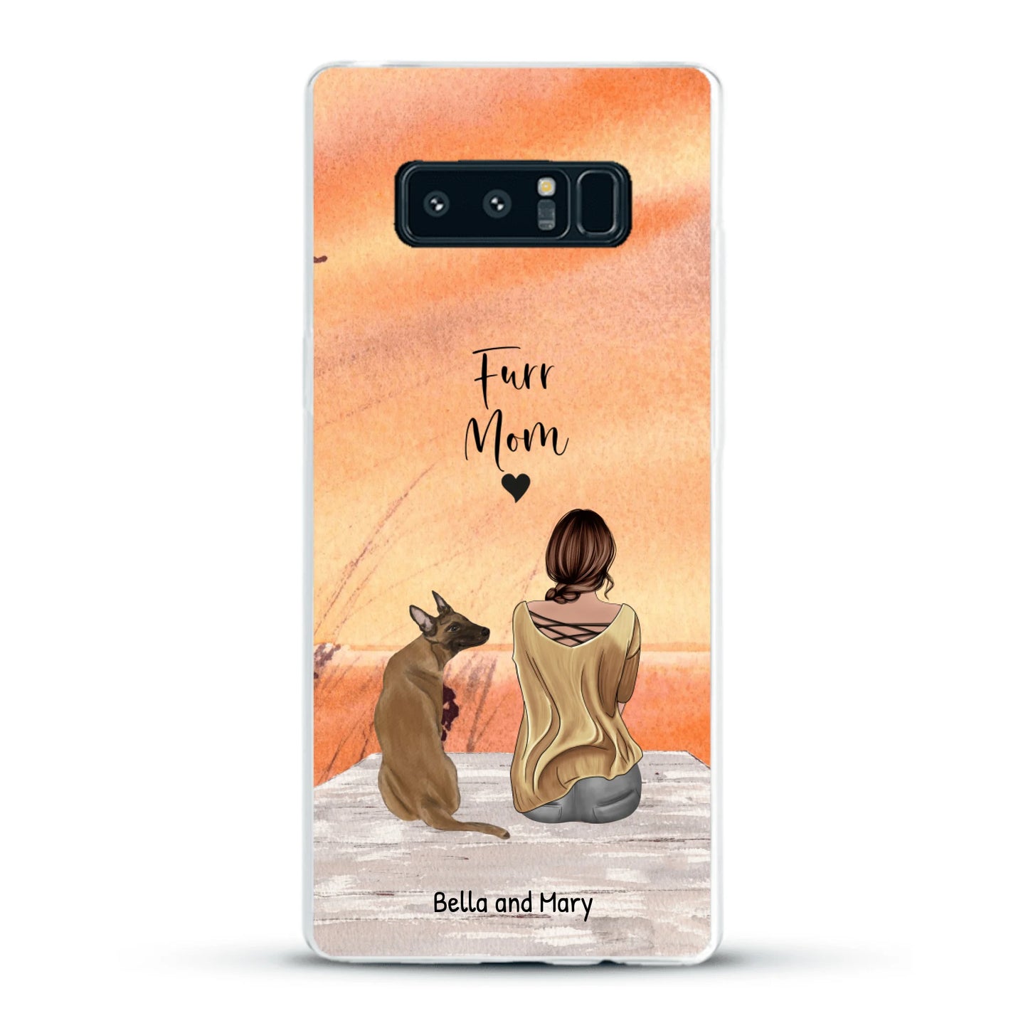 Together with my pet - Personalized Phone Case