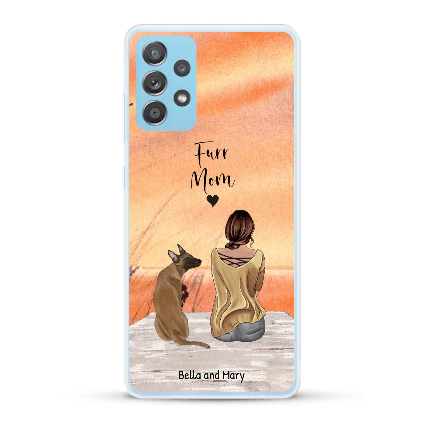 Together with my pet - Personalized Phone Case