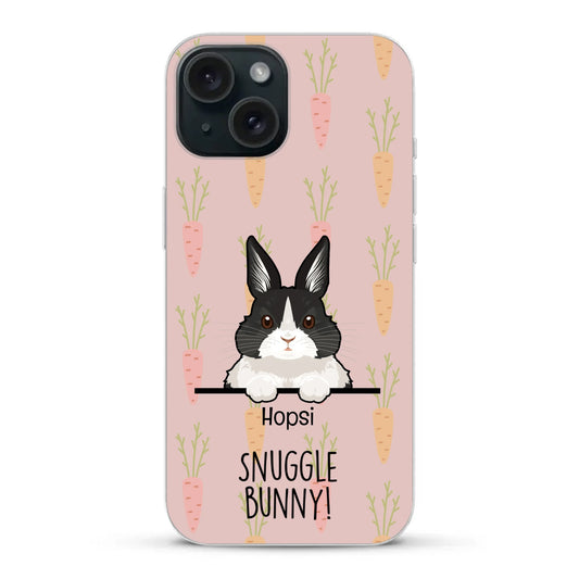 Snuggle bunny - Personalized Phone Case