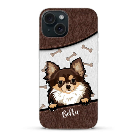 Pet leather look - Personalized Phone Case - Featured Image