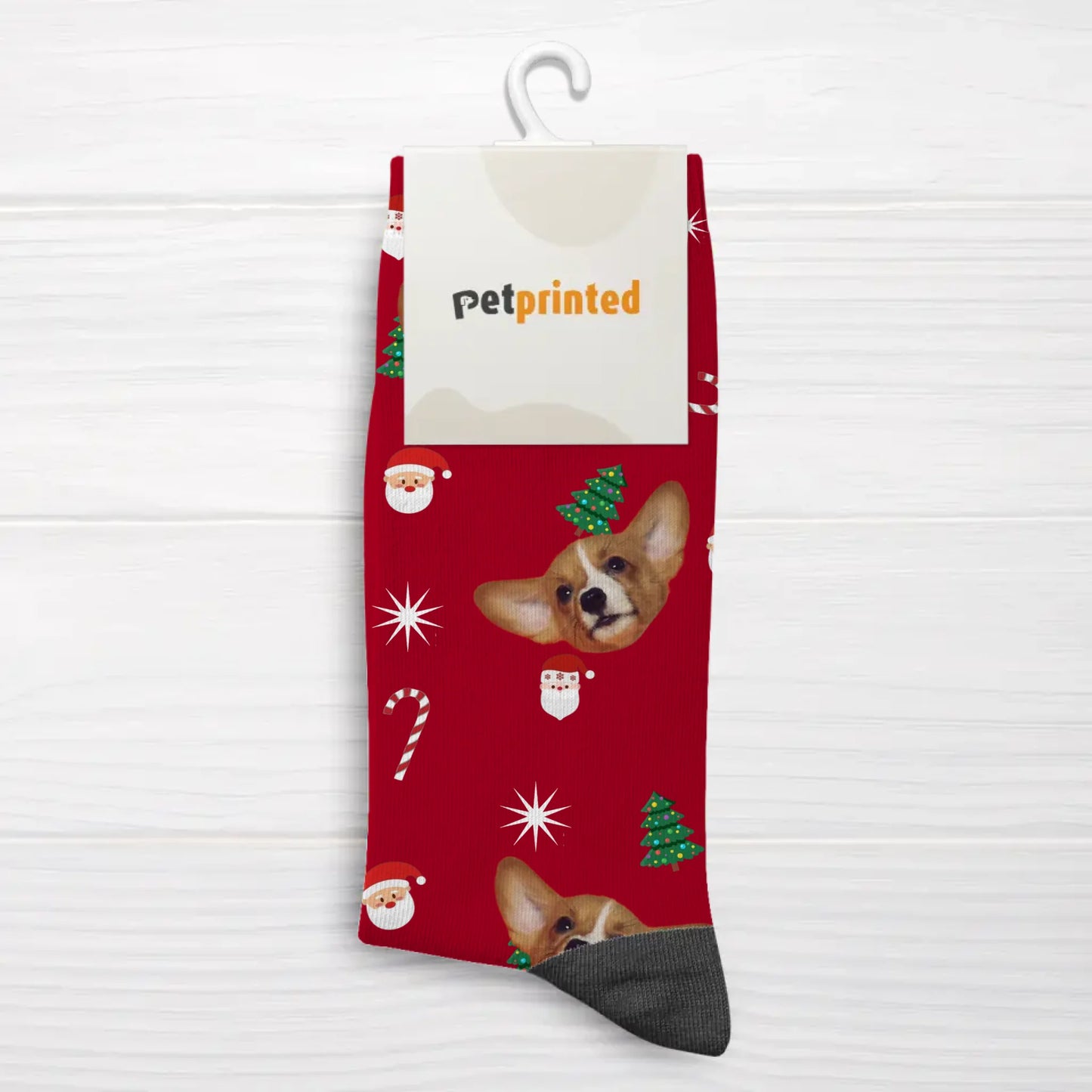 Your photo (Christmas Edition) - Personalized Socks