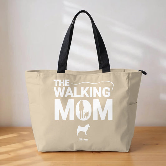 The Walking Mom / Dad - Personalized Tote Bag