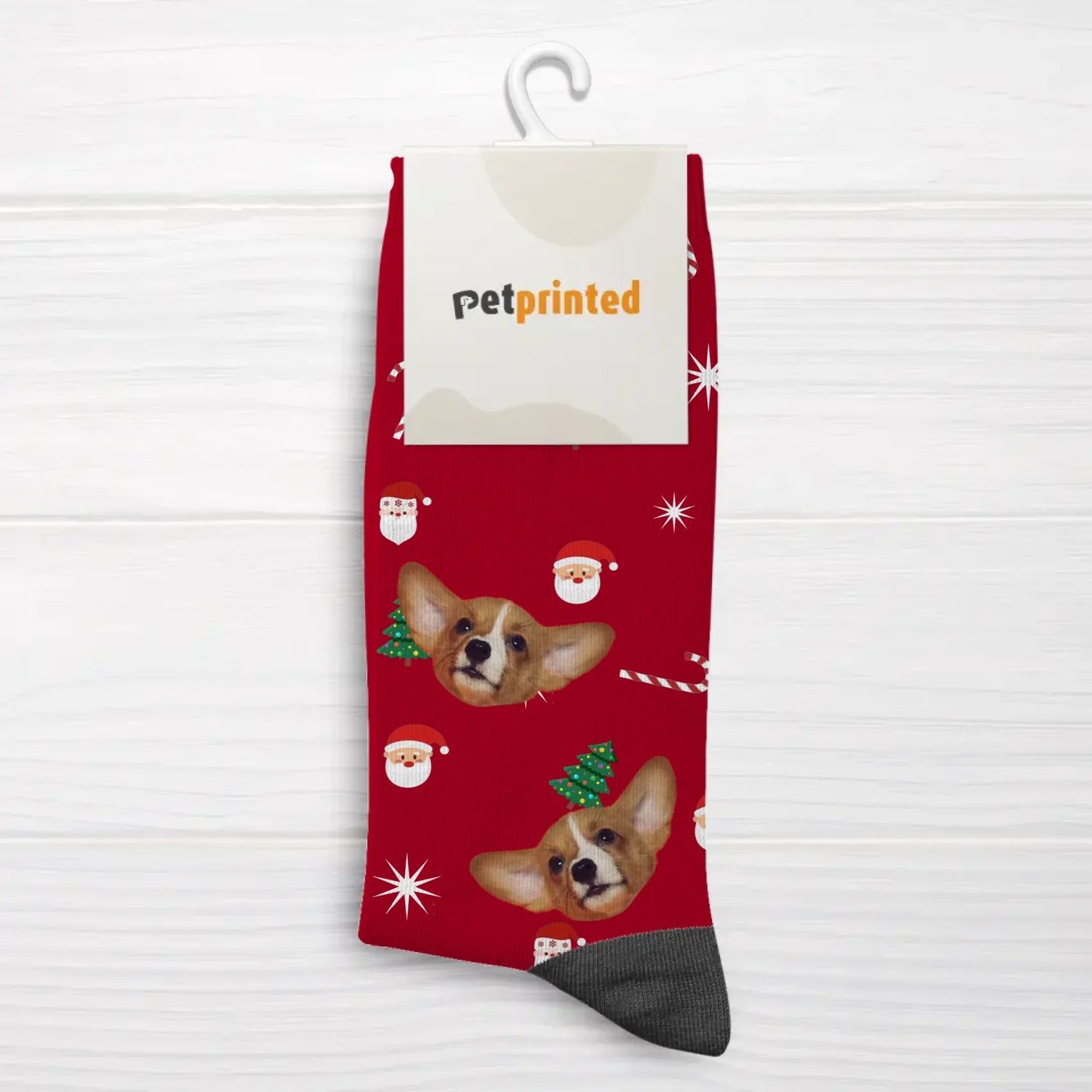 Your photo (Christmas Edition) - Personalized Socks