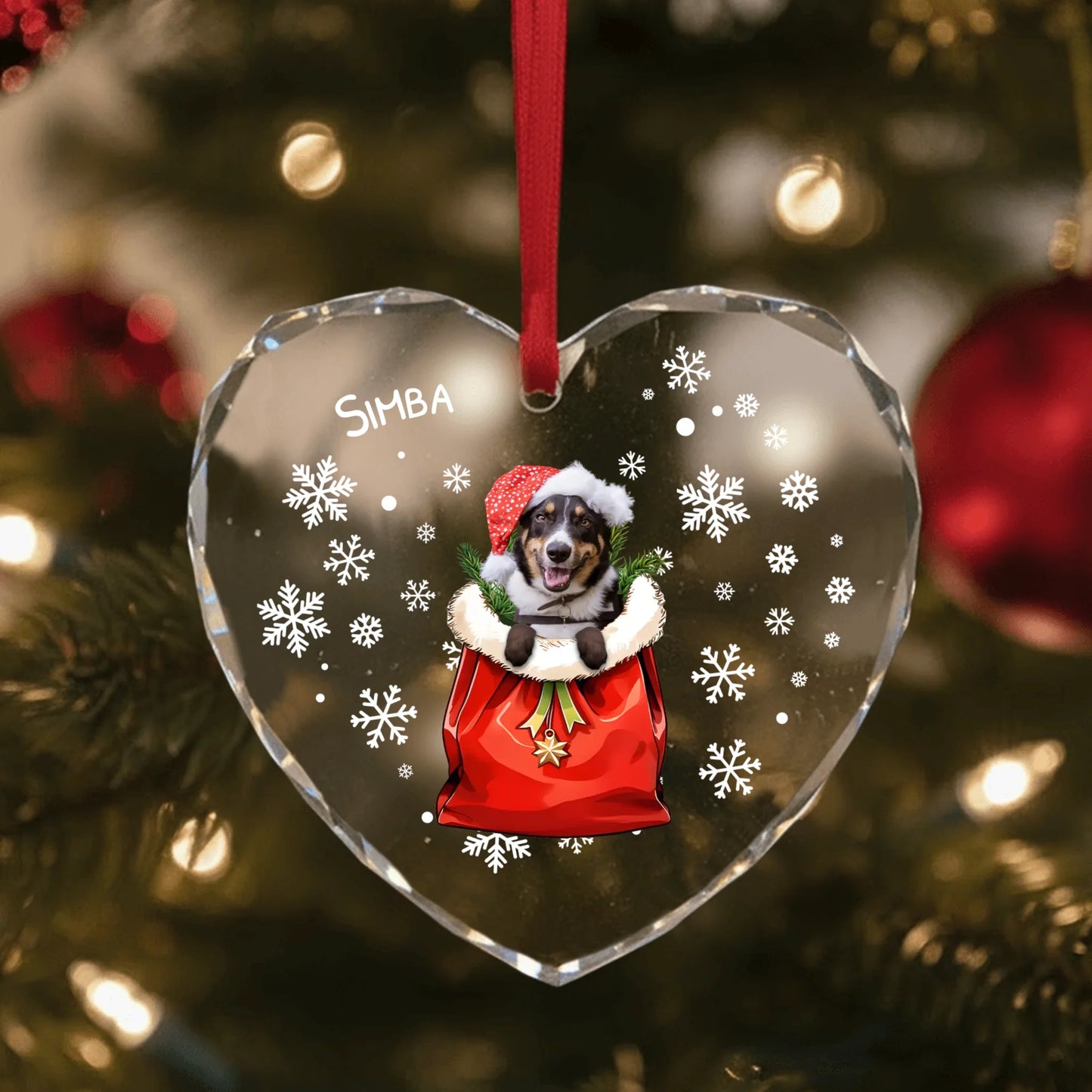 Glass Ornament US SHOP heart