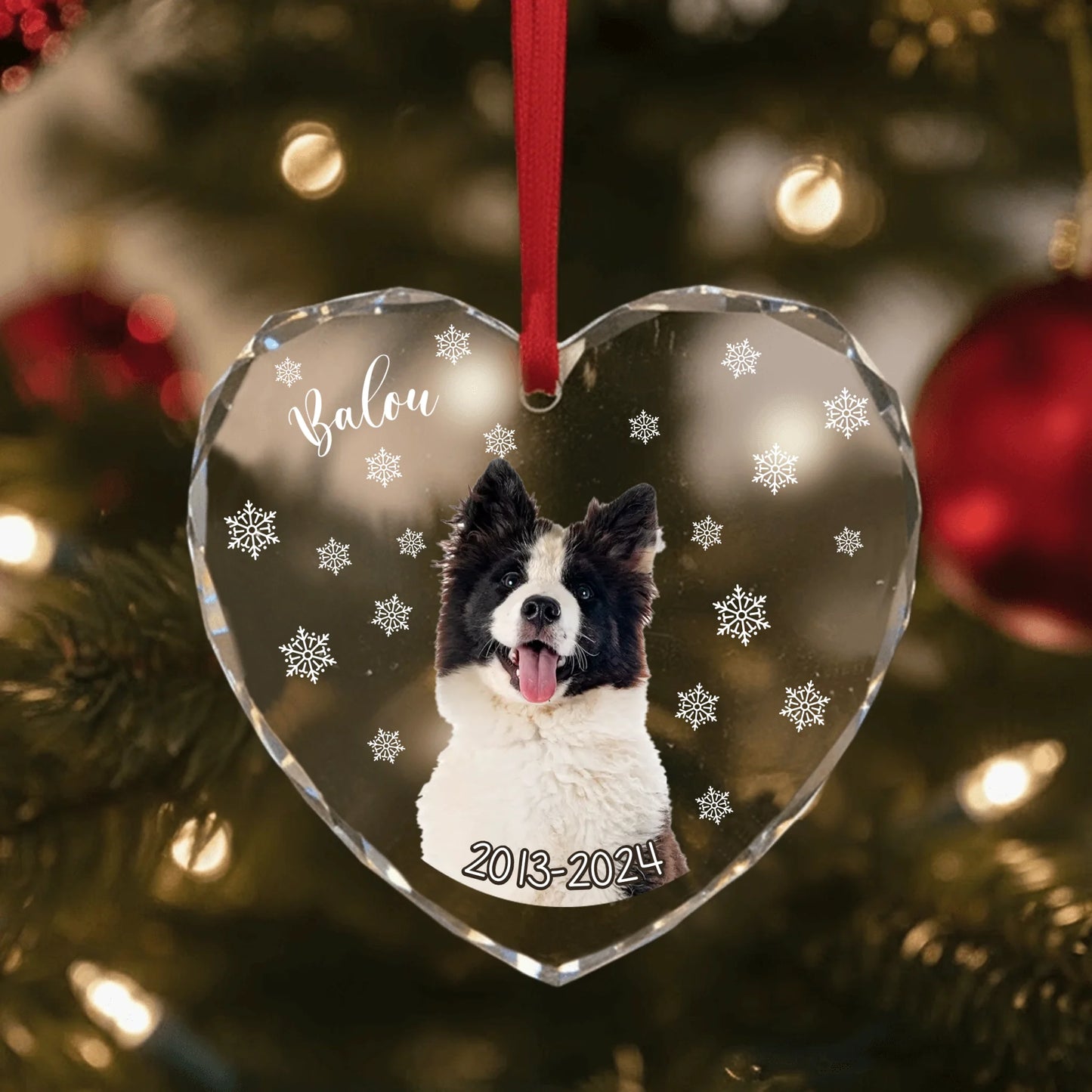 Glass Ornament US SHOP heart