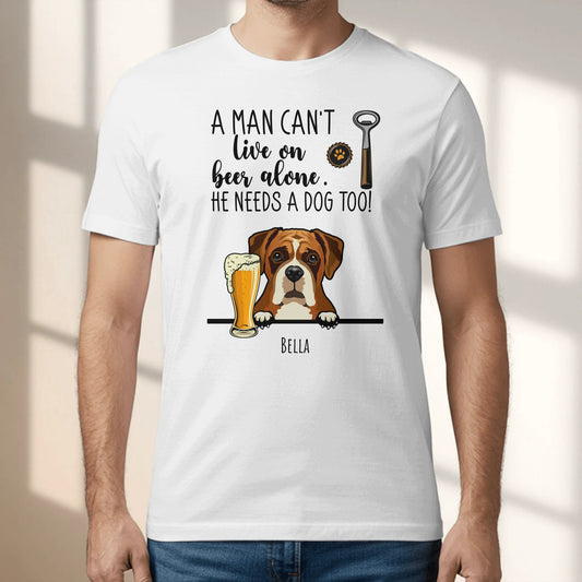 Beer & Woof - Personalized T-Shirt
