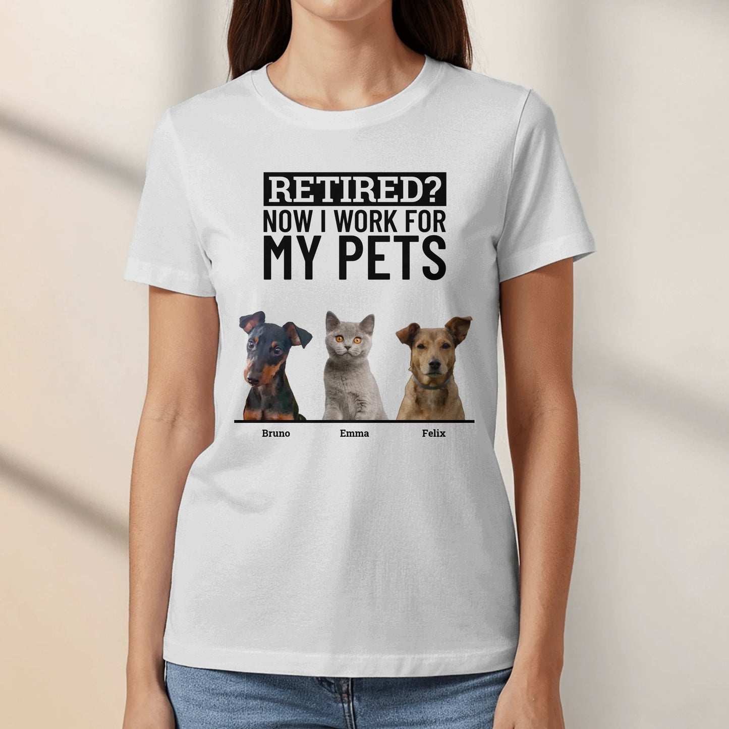 Retired - Personalized T-shirt