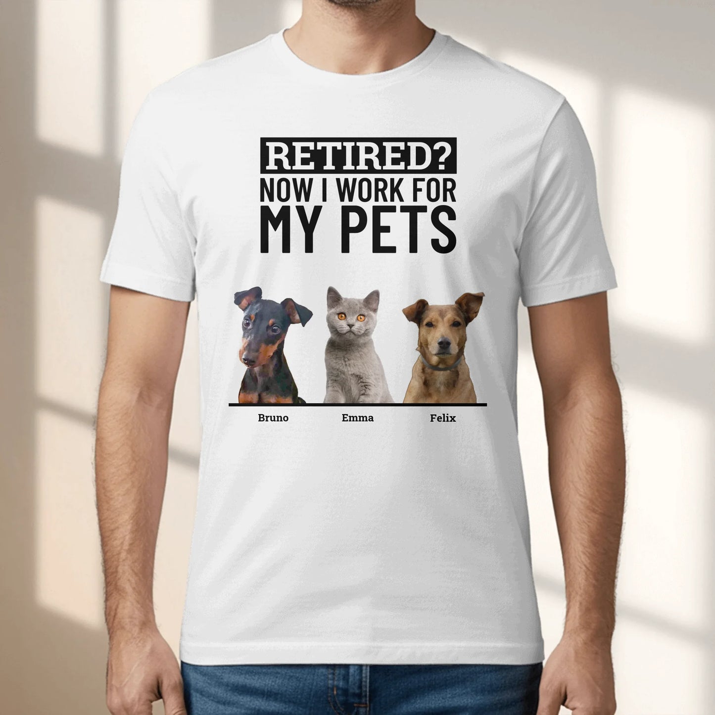 Retired - Personalized T-shirt