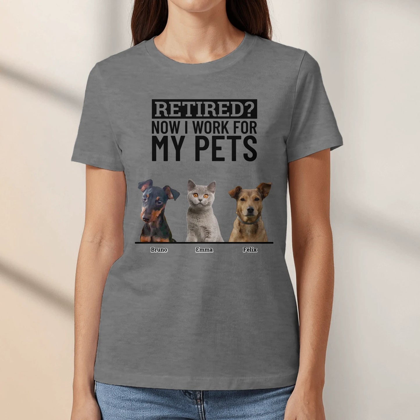 Retired - Personalized T-shirt